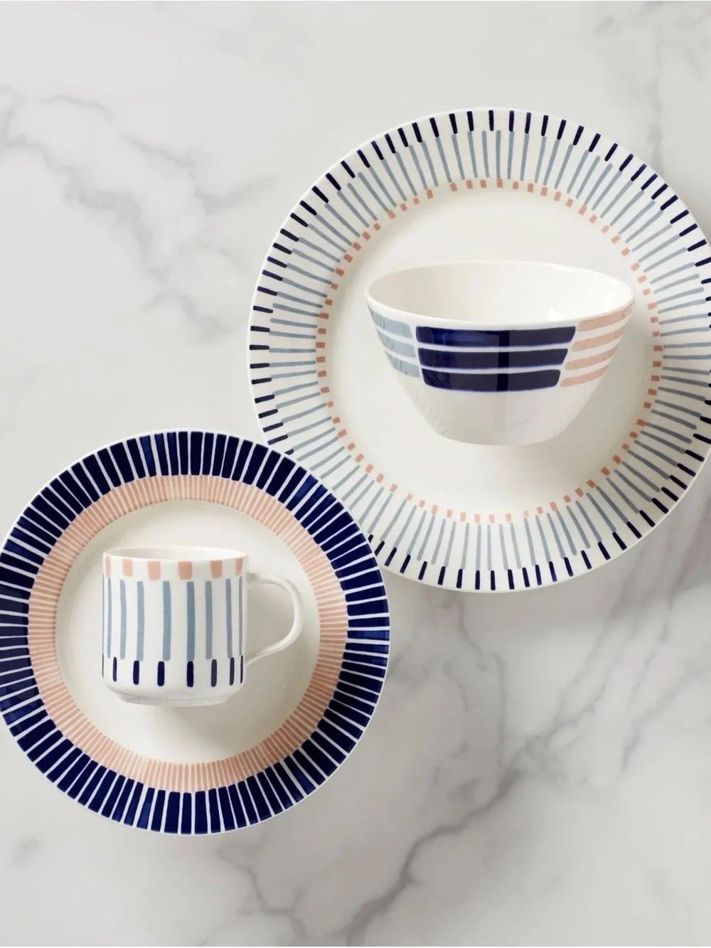 kate spade new york Brook Lane Place Setting Dinnerware, Set of 4